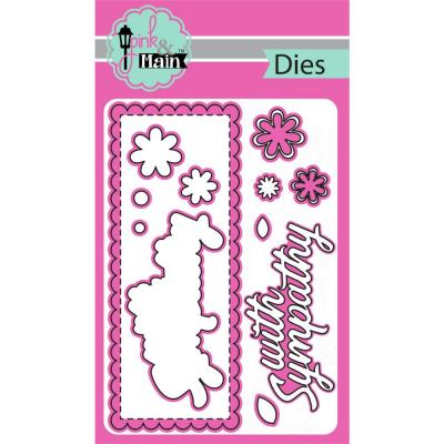 Pink & Main Dies - Scalloped Rectangle